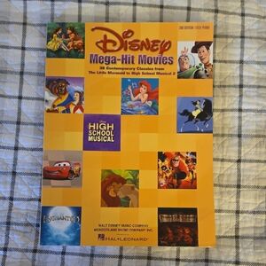 NWOT Disney Mega-Hit Movies piano Song Collection